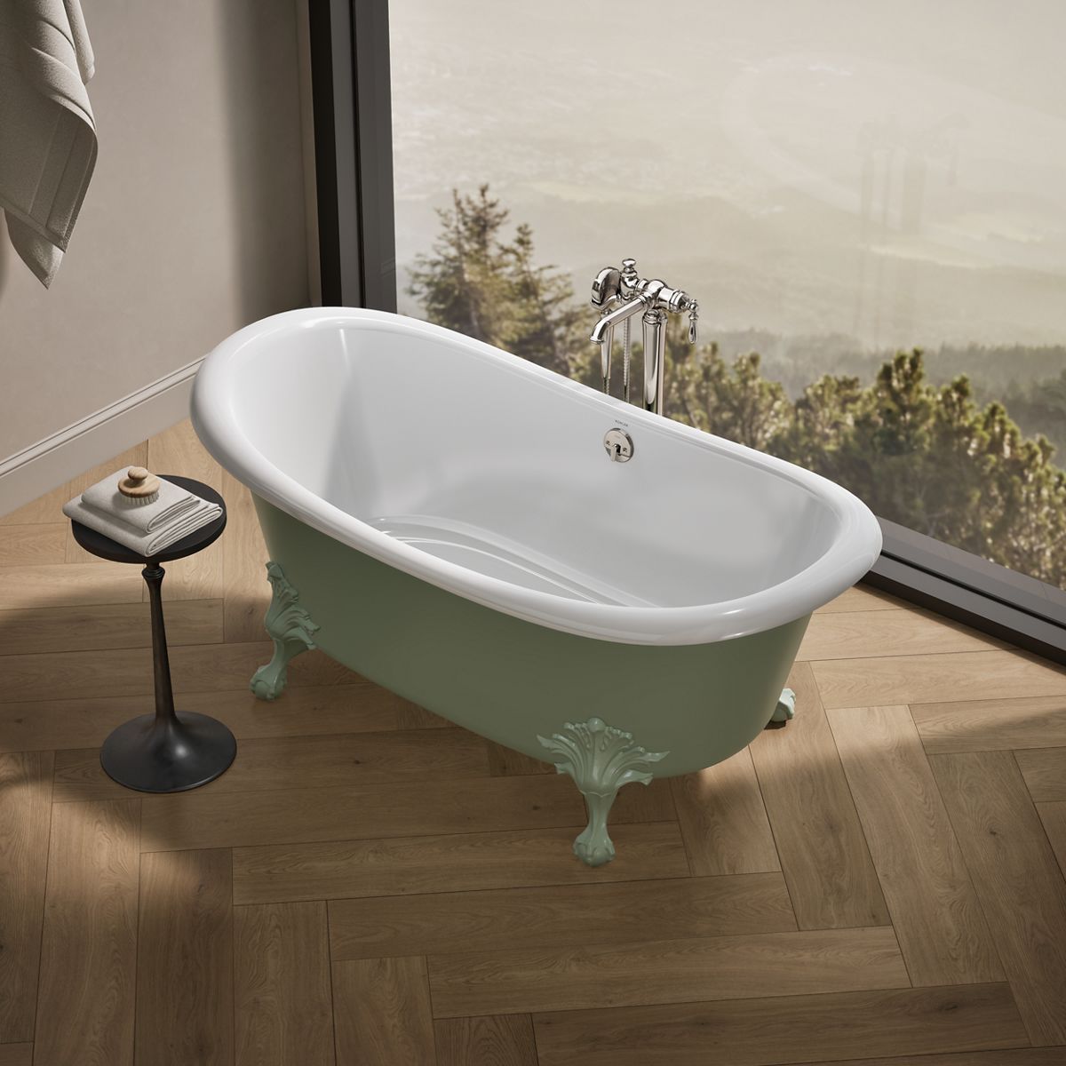 Artifacts™ 66-1/8" x 32-1/2" freestanding bath
