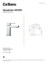 Single hole basin faucet