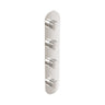 1/2” Thermostatic Valve 3 Shut Offs - Round - Contempo 21038ZCEST