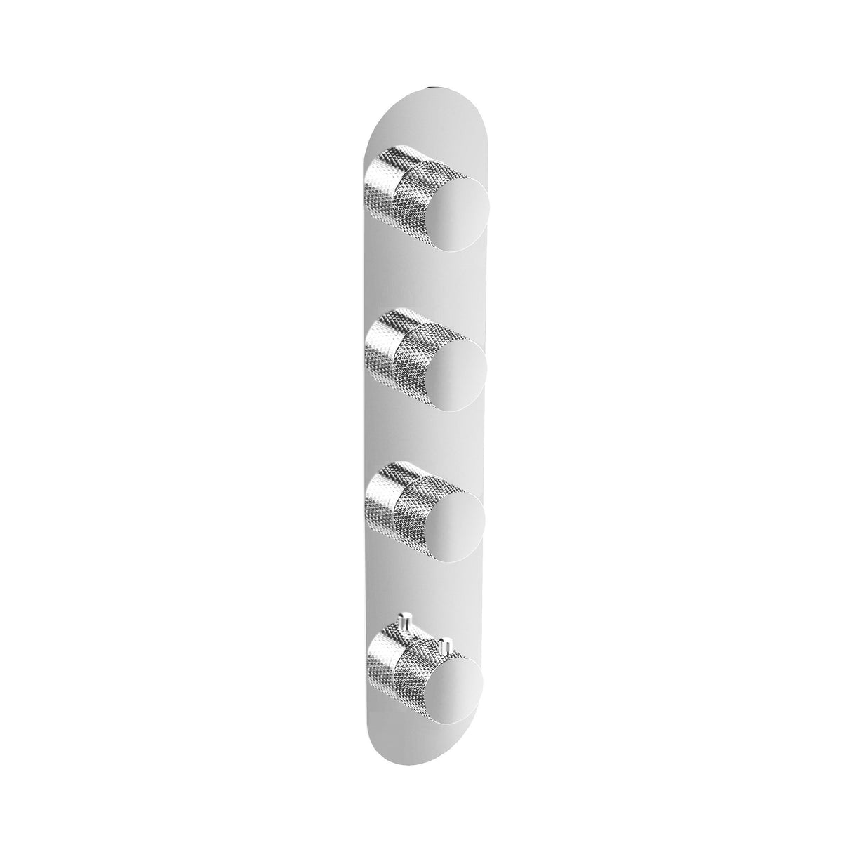 1/2” Thermostatic Valve 3 Shut Offs - Round - Contempo 21038ZCEST