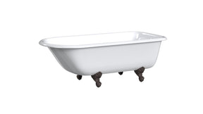 TRADITIONAL Cast Iron Bathtub with Faucet Holes 2105-WW-7