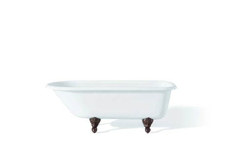 TRADITIONAL Cast Iron Bathtub with Faucet Holes 2093-WW-7