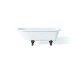 TRADITIONAL Cast Iron Bathtub with Faucet Holes 2093-WW-7