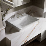 Brazn® 23" rectangular vessel bathroom sink