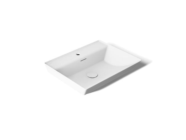 Brazn® 23" rectangular vessel bathroom sink