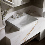 Brazn® 23" rectangular vessel bathroom sink