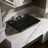 Brazn® 23" rectangular vessel bathroom sink