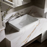 Brazn® 23" rectangular vessel bathroom sink