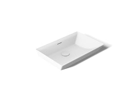 Brazn® 23" rectangular vessel bathroom sink