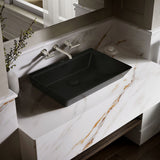 Brazn® 23" rectangular vessel bathroom sink