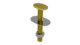 2-1/4" Closet Bolt Set (2110)