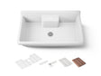 Farmstead® 45" top-/wall-mount single-bowl workstation farmhouse kitchen sink
