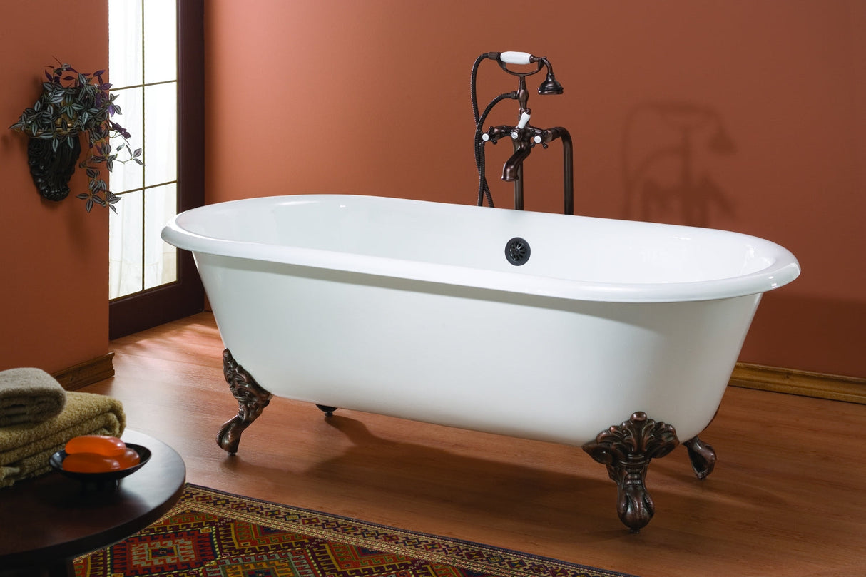 REGAL Cast Iron Bathtub with Faucet Holes 2110-WW-6
