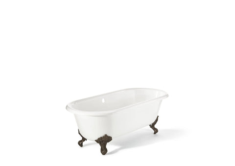 REGAL Cast Iron Bathtub with Faucet Holes 2110-WW-7