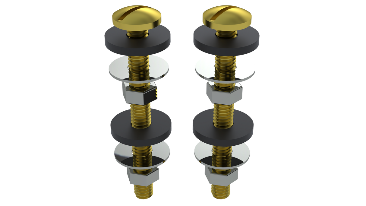 3" Closet Bolt Set with Washers (2116)