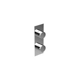 1/2” Thermostatic 3 Way Non-Sharing Valve Square with Round Handles - 21232ESTRD
