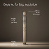 Shift®+ Square two-function handshower, 1.75 gpm