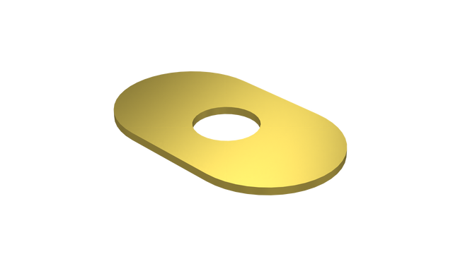 W/C Closet Washer - Oval (2150-B)