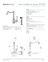 Dual stream mode kitchen faucet with side spray