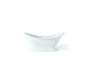 REGENCY Cast Iron Bathtub with Pedestal Base and Faucet Holes 2151-W