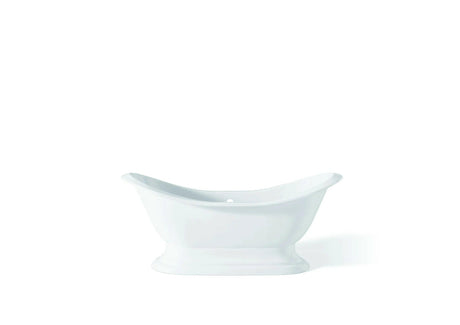 REGENCY Cast Iron Bathtub with Pedestal Base and Faucet Holes 2151-W
