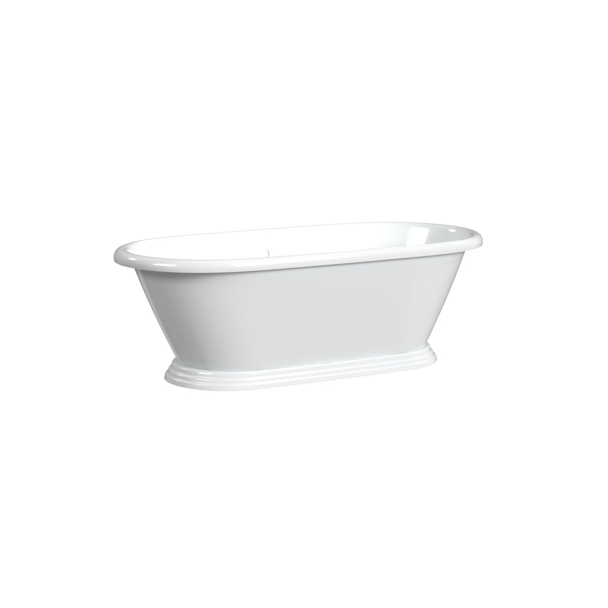 SANDRINGHAM Cast Iron Bathtub with Faucet Holes 2162-W