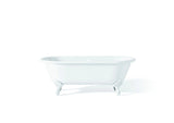 REGAL Cast Iron Bathtub with Faucet Holes and Shaughnessy Feet 2168-WW-6