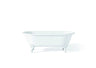 REGAL Cast Iron Bathtub with Faucet Holes and Shaughnessy Feet 2168-WW-6