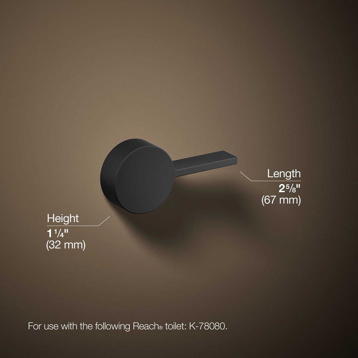 Reach® Left-hand trip lever