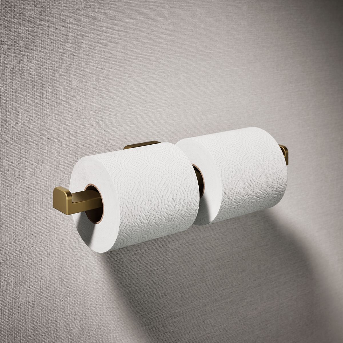 Parallel® Double toilet paper holder