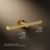 Parallel® Double toilet paper holder