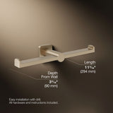 Parallel® Double toilet paper holder