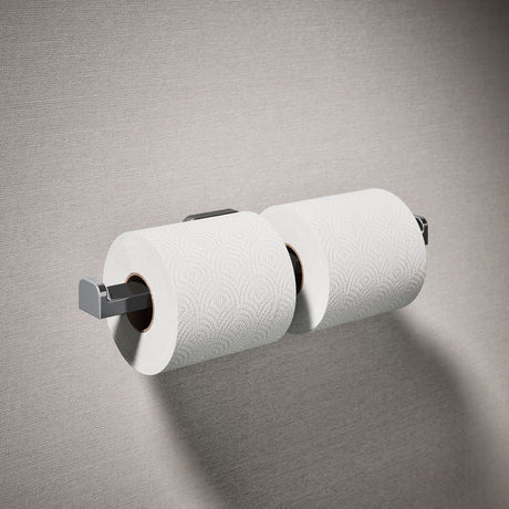 Parallel® Double toilet paper holder