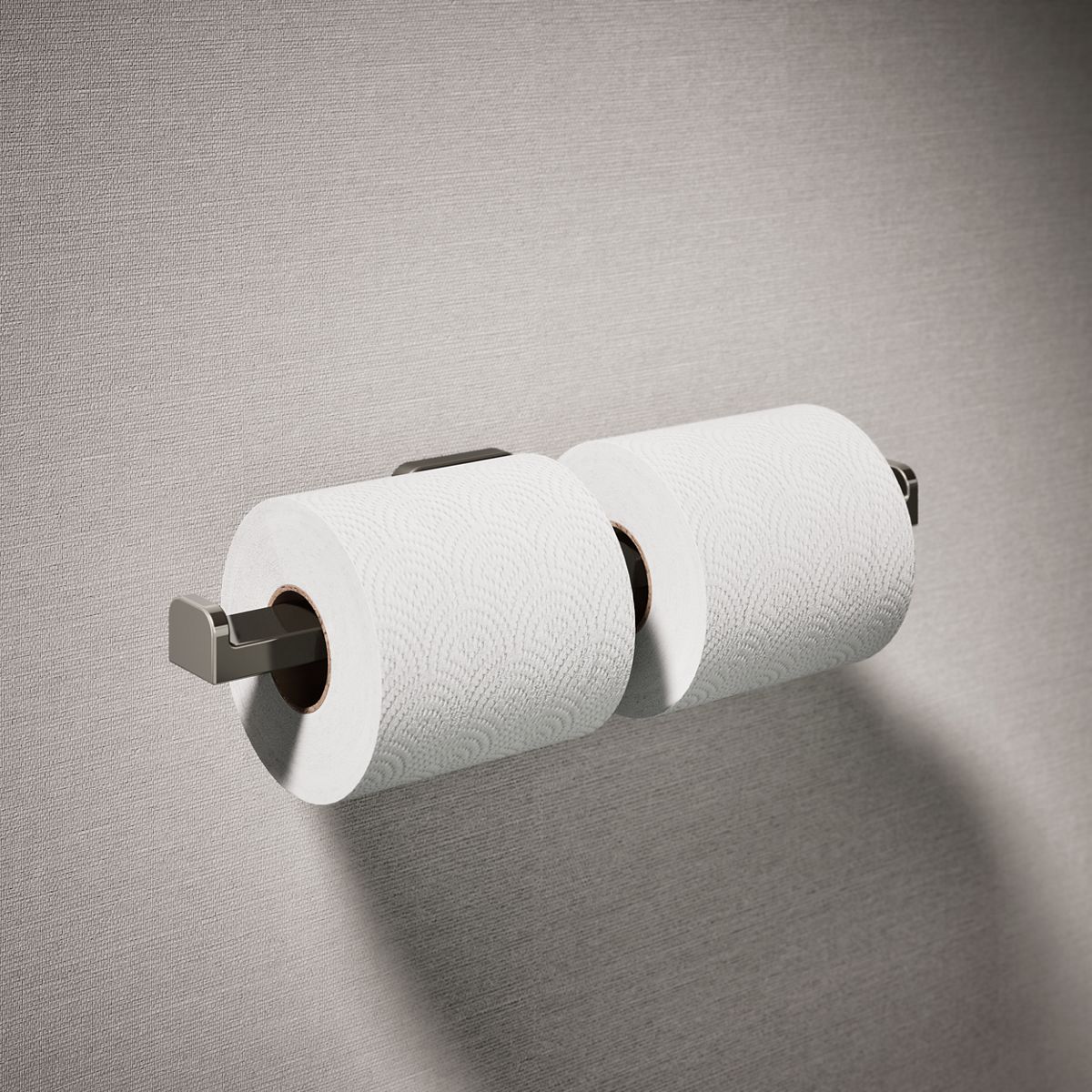 Parallel® Double toilet paper holder