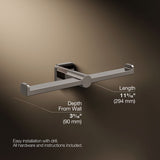 Parallel® Double toilet paper holder
