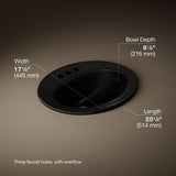 Pennington® 20-1/4" oval drop-in bathroom sink