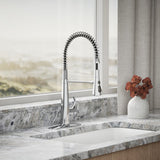 Simplice® Semi-professional kitchen sink faucet with three-function sprayhead