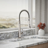 Simplice® Semi-professional kitchen sink faucet with three-function sprayhead
