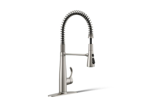 Simplice® Semi-professional kitchen sink faucet with three-function sprayhead