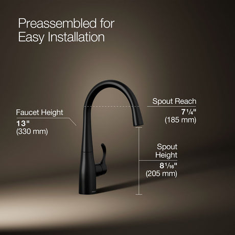 Simplice® Single-handle bar sink faucet