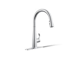 Simplice® Touchless pull-down kitchen sink faucet with three-function sprayhead
