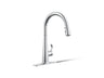 Simplice® Touchless pull-down kitchen sink faucet with three-function sprayhead