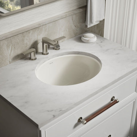 Caxton® 19-1/4" oval undermount bathroom sink, no overflow