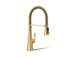 Graze® Semi-professional kitchen sink faucet with three-function sprayhead