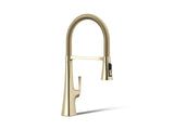Graze® Semi-professional kitchen sink faucet with three-function sprayhead