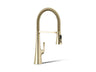 Graze® Semi-professional kitchen sink faucet with three-function sprayhead
