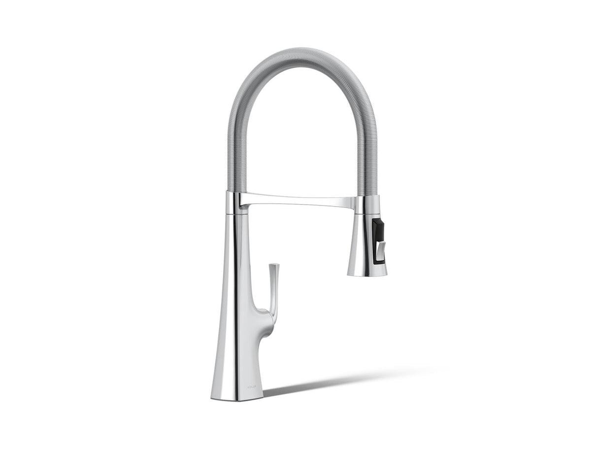 Graze® Semi-professional kitchen sink faucet with three-function sprayhead
