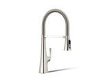 Graze® Semi-professional kitchen sink faucet with three-function sprayhead