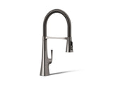 Graze® Semi-professional kitchen sink faucet with three-function sprayhead