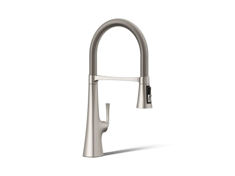 Graze® Semi-professional kitchen sink faucet with three-function sprayhead